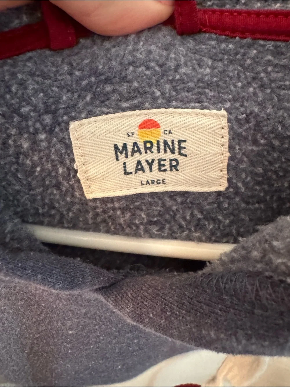 Marine Layer Colorblock Pullover Hoodie